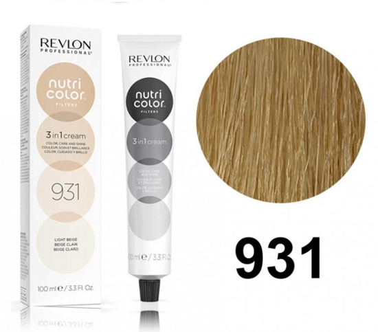 Изображение Revlon Professional Nutri Color Filters 3in1 Cream 931 Light Beige 240 ml