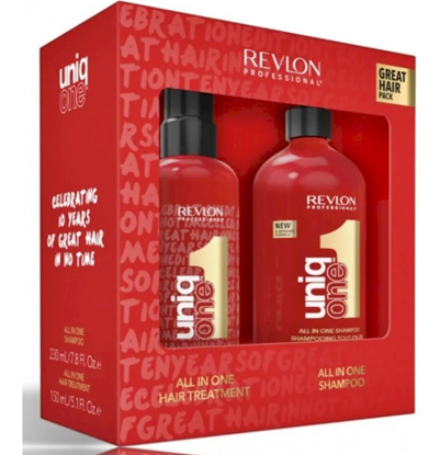 Изображение Revlon Professional Uniq One All in One Shampoo + Hair Treatment 150 ml + 230 ml