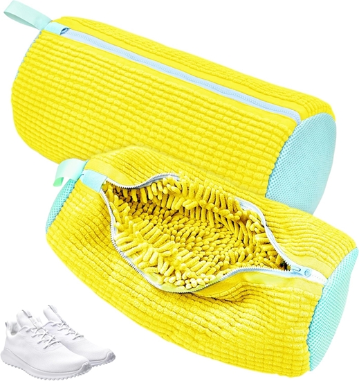 Picture of Riff maisiņš apavu mazgāšanai no mīksta šķiedras materiāla ar rāvējslēdzēju / Piemērots visu veidu apaviem (1gab.)