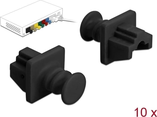 Picture of RJ45 ligzdu aizsargspraudņi, 10gab, Delock