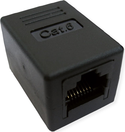 Изображение RJ45 moduļa uzmavas pagarin. kat.6, neekranēts, melns