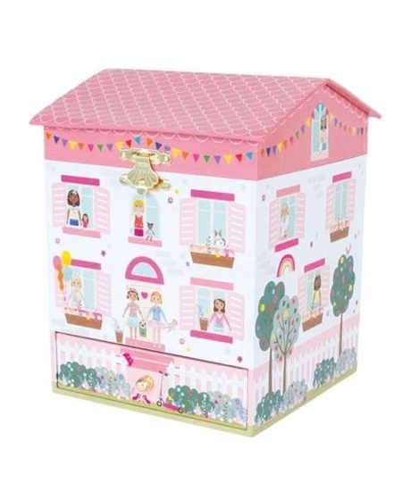 Picture of Rock Muzyczna szkatuka na biuteri, Domek dla lalek