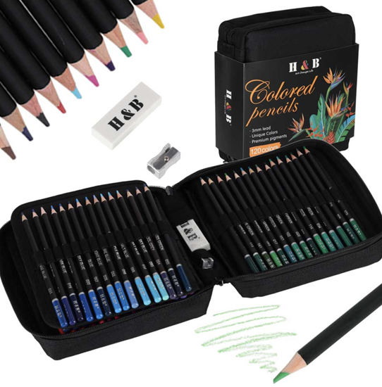 Picture of RoGer Colored pencil set 120 pcs