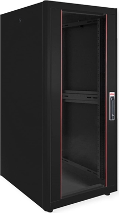 Attēls no Roline 19-inch network cabinet Basic 26 U, 600x800 WxD glass door black