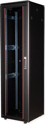 Attēls no Roline 19-inch Network Cabinet Pro 42 U, 600x600 WxD Glass door black