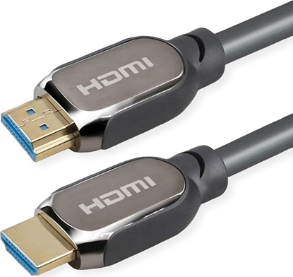 Attēls no Roline ATC HDMI 8K (7680 x 4320) Ultra HD Cable + Ethernet, M/M, black, 1 m