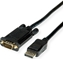 Attēls no Kabelis DisplayPort > VGA, M / M, melns, 1m, Roline