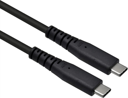 Изображение Roline Cable USB4 Gen3x2, with Emark, C–C, M/M, 8K UHD-2, 80Gbit/s, 240W, black, 1 m