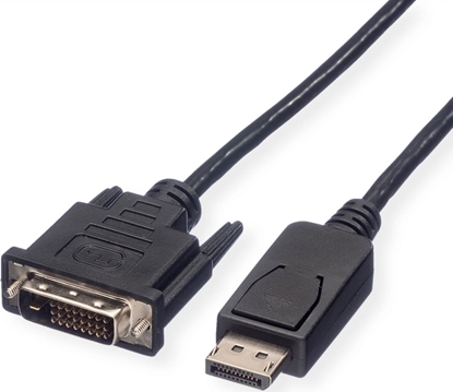 Attēls no Roline DisplayPort Cable, DP-DVI (24+1), M/M, black, 2 m