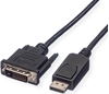 Picture of Roline DisplayPort Cable, DP-DVI (24+1), M/M, black, 5 m