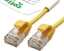 Picture of Roline Green U/FTP DataCenter Patch Cord Cat.6A (Class EA), LSOH, slim, yellow, 5 m