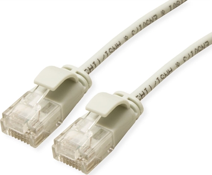 Attēls no Roline Green UTP Data Center Patch Cord Cat.6A (Class EA), LSOH, Slim, grey, 3 m