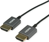 Изображение Roline HDMI 8K (7680 x 4320) Ultra HD Cable + Ethernet, M/M, Coaxial, Ultra-Slim, black, 1.5 m