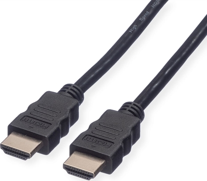 Изображение Roline HDMI High Speed Cable + Ethernet, M/M, black, 10 m