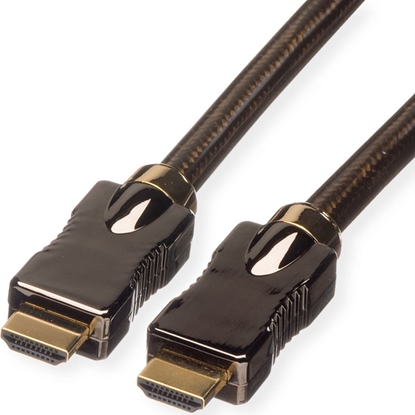 Picture of Roline HDMI Ultra HD Cable + Ethernet, M/M, black, 5 m