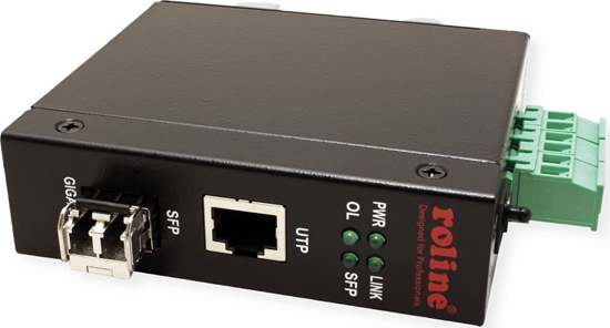 Изображение Roline Industrial Converter RJ-45, Fiber Optic 1000SX/LC
