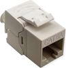 Picture of Roline Keystone Jack, Cat.6A (Class EA), RJ-45, UTP, tool-free, SLIM and SHORT, white