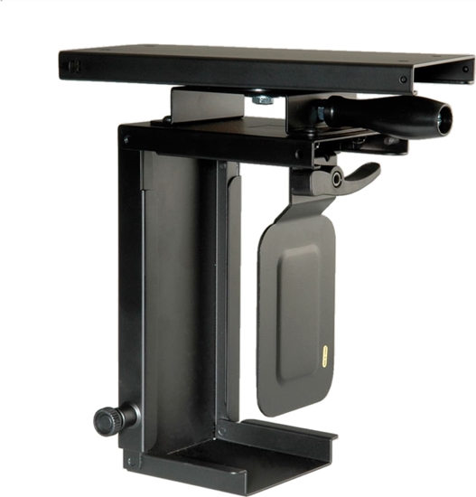 Picture of Roline Mini PC Holder, extendable, with rotation function, black