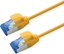 Picture of Roline S/FTP Patch Cord Cat.6A / Class EA, LSOH, Slim, PoE, yellow, 0.5 m