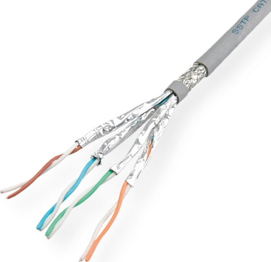 Изображение Roline S/FTP PiMF Cable Cat.7 (Class F), Solid Wire, LSOH, 100 m