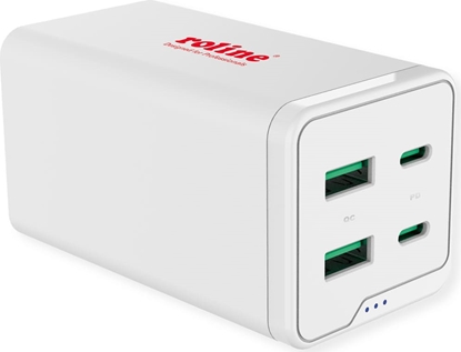 Picture of Roline USB Charger, 4 Ports (2x USB-C, 2x USB-A QC 3.0), max. 120W