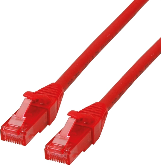 Изображение Roline UTP Cable Cat.6 Component Level, LSOH, red, 0.5 m