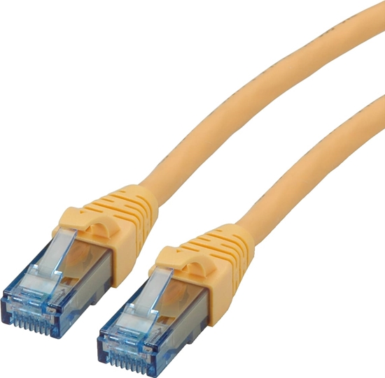 Изображение Roline UTP Patch Cord Cat.6A, Component Level, LSOH, yellow, 0.5 m