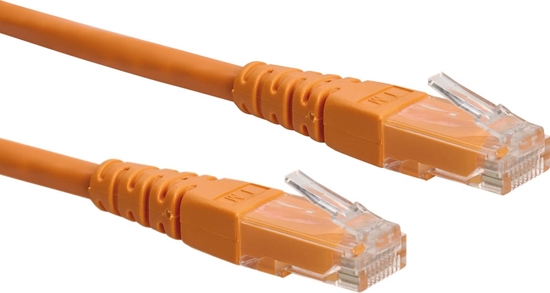 Изображение Roline UTP Patch Cord, Cat.6 (Class E), orange, 5 m