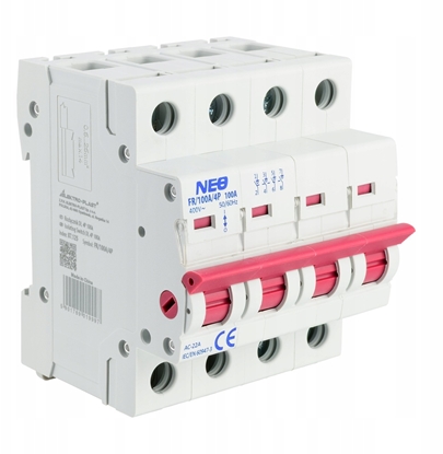Attēls no Rozcznik Izolacyjny NEO DL 4P 100A FR/100A/4P
