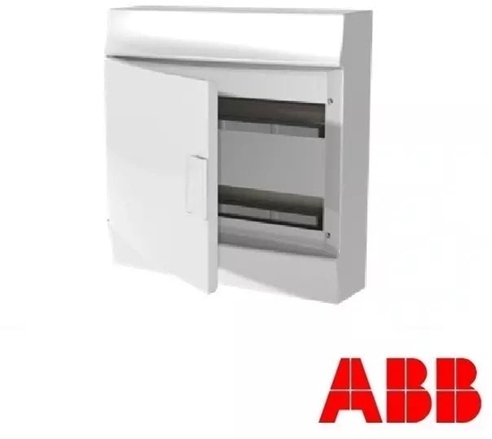 Picture of Rozdzielnica moduowa natynkowa Mistral41W 2x18 36M IP41 63A II klasa drzwi pene N+PE rubowe 41P12X41A 1SLM004102A3106