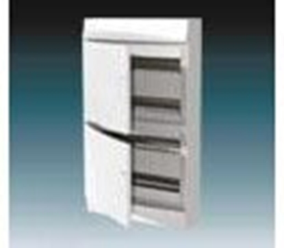 Picture of Rozdzielnica moduowa natynkowa Mistral41W 4x18 72M IP41 63A II klasa drzwi pene N+PE rubowe 41P18X41A 1SLM004102A3110