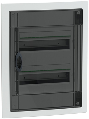 Изображение Rozdzielnica PrismaSeT XS 2x13 PSXS-2-13-PT-P podtynkowa drzwi przezroczyste IP40 IK09 LVSXP213