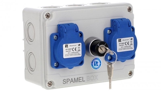 Picture of Rozdzielnica SP22-SAA-01 2x3x16A INA=10A IP54 SB-001505-P0030-54