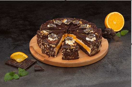 Picture of Saldēta apelsīnu-šokolādes kūka, 950g (10gab x 95g)