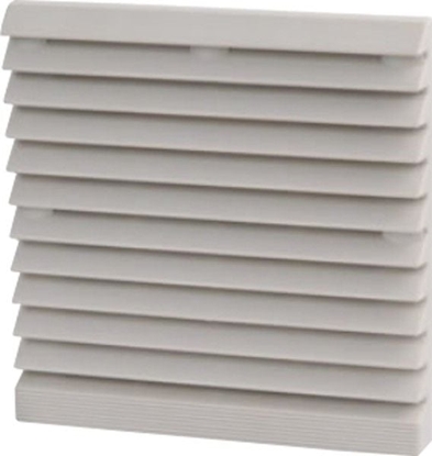 Attēls no Salzer Kratka plastikowa z filtrem dla wentylatorów szara 92 x 92mm (ZL-802 RAL7035)