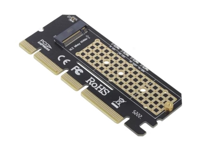 Attēls no Savio AK-41 PCI-E x4/x8/x16 Expansion card adapter M.2 NVMe