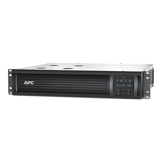 Picture of Schneider Electric APC Smart-UPS, Rackmount 2U, 230V, 4x IEC C13 sockets, Network card, AVR, LCD | SMT1500RMI2UNC | 1500 VA | 1000 W | 230 V