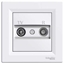Picture of Schneider Electric Gniazdo antenowe RTV kocowe 1dB bez ramki biae - EPH3300721