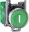 Picture of Schneider Electric Harmony XB4R Gówka bezprzewodowego i bezbateryjnego przycisku z nadajnikiem Zielona Metalowa I ZB4RTA331