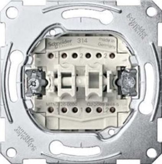 Picture of Schneider Electric Merten cznik schodowy podwójny 10A 250V IP20 (MTN3126-0000)