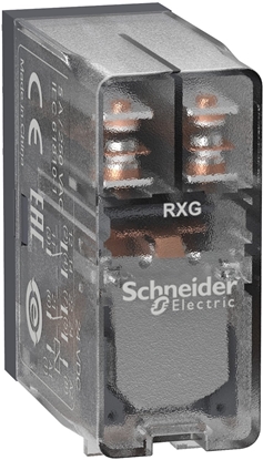 Picture of Schneider interfejsowy przekanik z przezroczyst obudow 24V DC, 5A, 2 styki C/O RXG25BD /10szt./