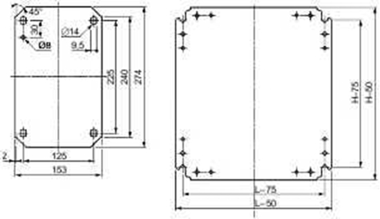 Изображение Schneider Pyta montaowa 300 x 250mm stal (NSYMM3025)