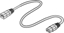 Attēls no Schroff Mains Cable, IEC C14 to C13, 1 m, Black