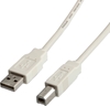Изображение Secomp USB 2.0 Cable, Type A-B, beige, 4.5 m