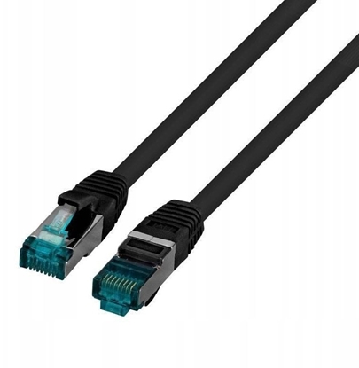 Picture of SecurityNET Kabel krosowy patchcord S/FTP kat.6A czarny 5m LSZH PC-6ASFTPLSZH-BK5