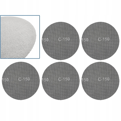 Attēls no Siatka cierna na rzep 225mm P150 (5/250)