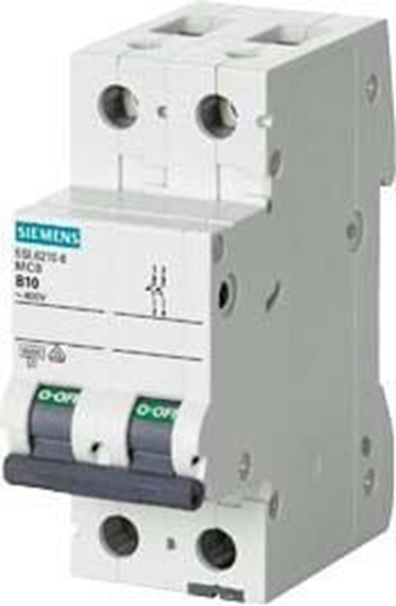 Picture of Siemens Wycznik nadprdowy 2P B 6A 6kA AC (5SL6206-6)