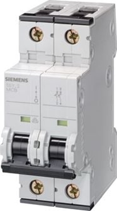 Attēls no Siemens Wycznik nadprdowy 2P C 2A 6kA AC (5SY6202-7)