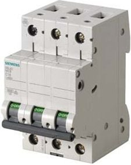 Picture of Siemens Wycznik nadprdowy 3P B 10A 6kA AC/DC (5SL63106)