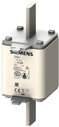 Attēls no Siemens Wkadka topikowa NH 250A 500V klasa gG standardowa wersja zaczepy nieizolowane wielko 3 3NA3344